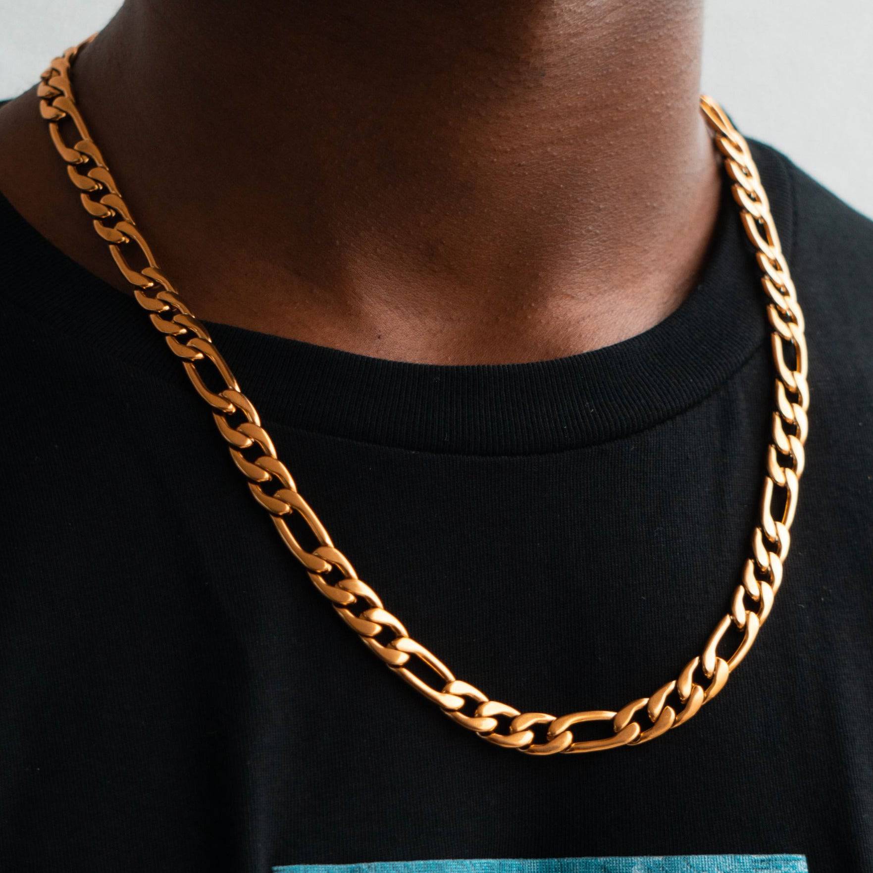 Solid Gold Figaro Chain - Water ATL