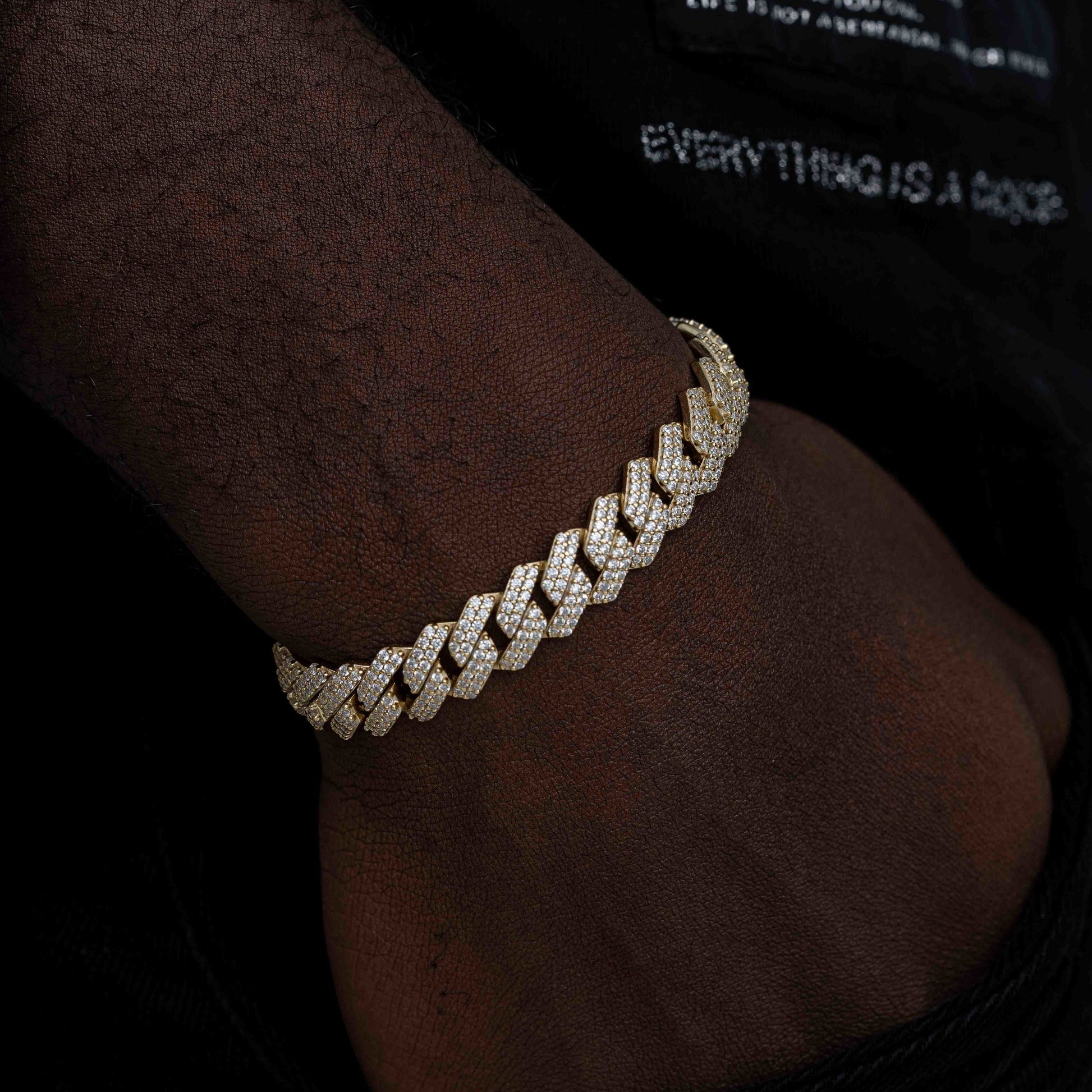 Patrice Diamonds Prong Cuban Link Bracelet (12mm) - Patrice Diamonds
