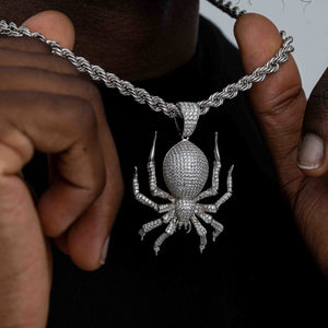 Spider Pendant + 5mm Rope Chain - Patrice Diamonds