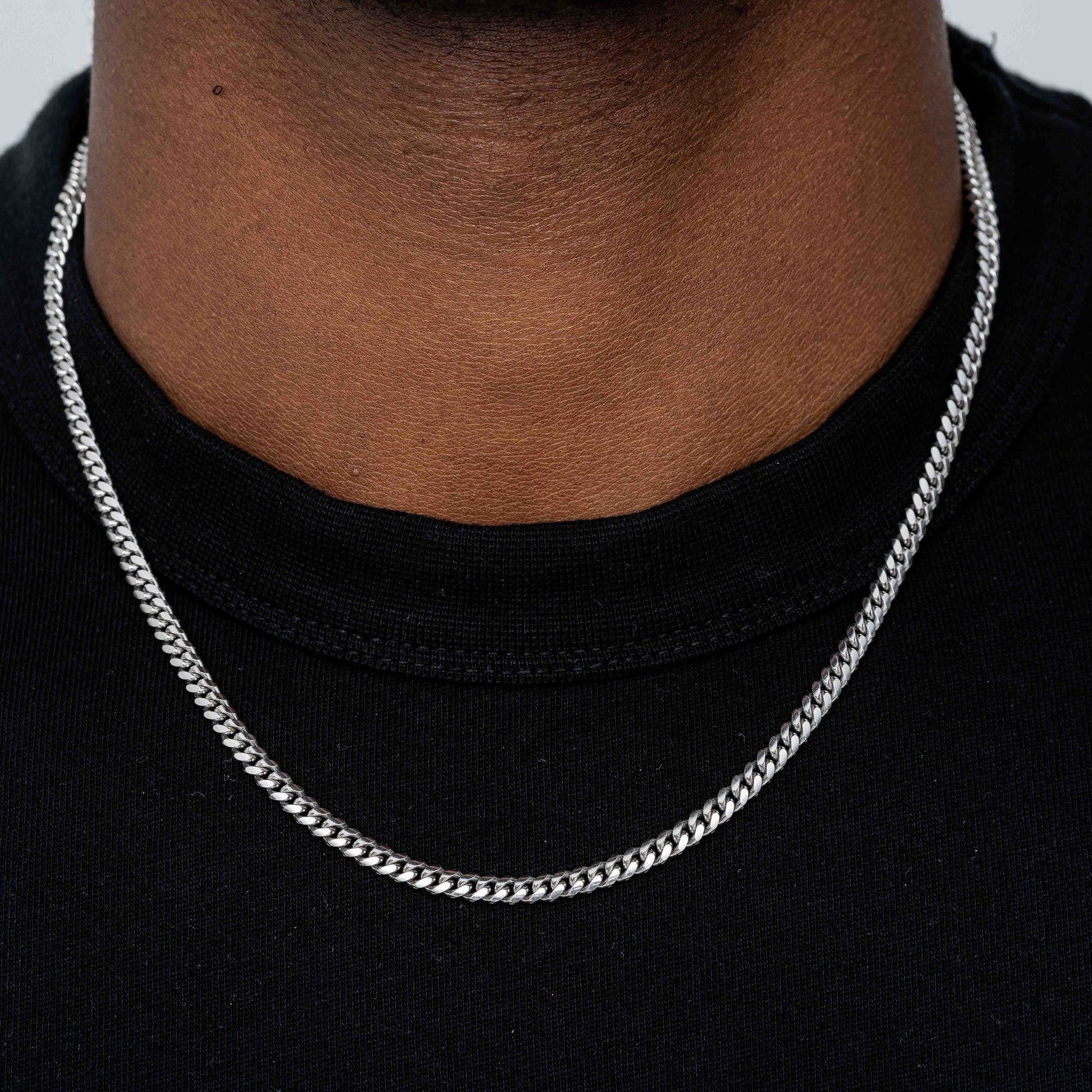3mm Miami Cuban Link Necklace - Patrice Diamonds